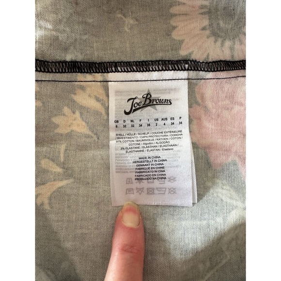 NWT Joe Brown's Women's Dress Black Floral Sz 2 Pencil Off Shoulder Collared - Picture 6 of 9